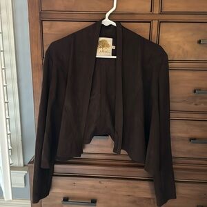 Suede, brown jacket